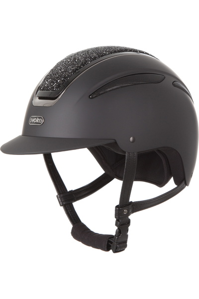 Evoke Unisex Callisto Classic Peak Riding Hat & Liner