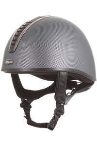 Evoke Unisex Orion Jockey Skull Riding Hat & Liner 200442004 - Carbon / Black / Gunmetal