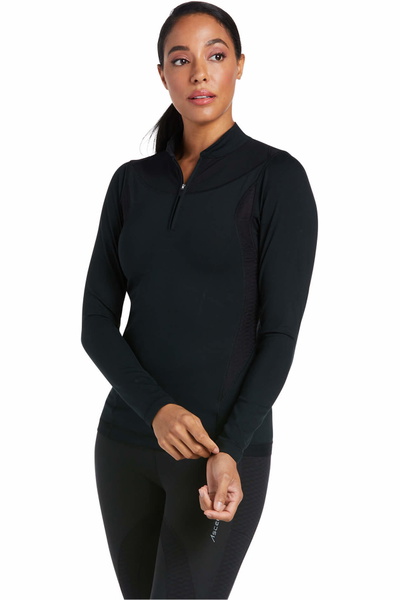 Ariat Womens Ascent 1/4 Zip Long Sleeve Baselayer
