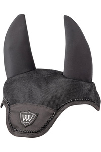 2026 Woof Wear Noise Cancelling Crystal Fly Veil WS0045-BKBK - Black