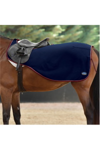 2026 WeatherBeeta Anti-Static Fleece Quarter Sheet 1011726 - Navy / Burgundy