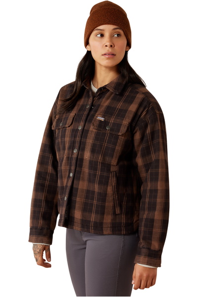Ariat Womens Rebar Flannel Insulated Shirt Jacket