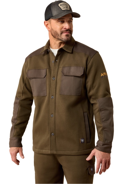Ariat Mens Rebar Workman Duracanvas Shirt Jacket