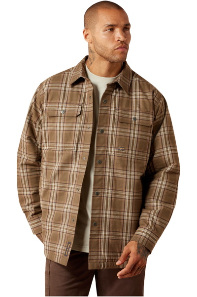 Ariat Mens Rebar Flannel Insulated Shirt Jacket