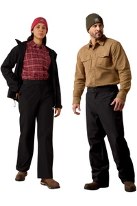 2026 Ariat Unisex Rebar Stormshell Waterproof Pants 10079862 - Black
