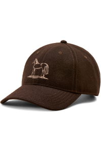2026 Ariat Unisex Adt Wool Country Cap 10080839 - Dark Chocolate