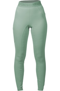2026 HKM Womens Riding Leggings Tabea Silicone Full Seat 14978 - Sage