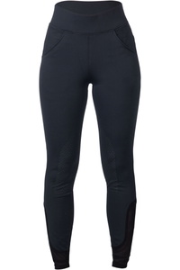 2026 HKM Damen Reit-Leggings Tammy Silikon-Knie-Patch 15869 - Deep Blue