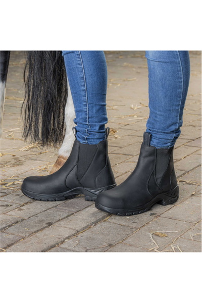 Harrys Horse Unisex Stable Shoe Leather Safety Steel Toe
