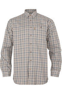 2026 Harkila Mens Milford Shirt 102530192001 - Blue / Beige Check