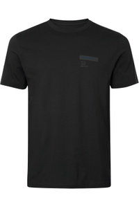 2026 Harkila Heren Logo Band Korte Mouw T-Shirt 102951056001 - Anthracite / Sea Blue