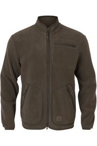 2026 Harkila Mens Torsby Fleece Jacket 103361007001 - Dark Brown