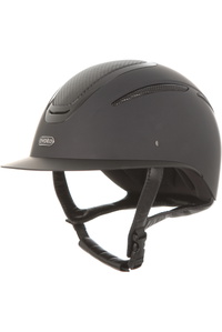2026 Evoke Unisex Elara Classic Peak Riding Hat & Liner 200742008 - Black / Carbon