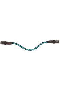 2026 Dublin Ombre Diamante Browband 1031541 - Aqua / Brown