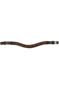 2026 Dublin Rock Crystal Browband 1031542 - Brown