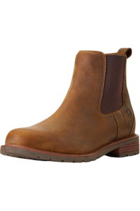 2026 Ariat Mens Wexford Waterproof Chelsea Boots 10034032 - Weathered Brown