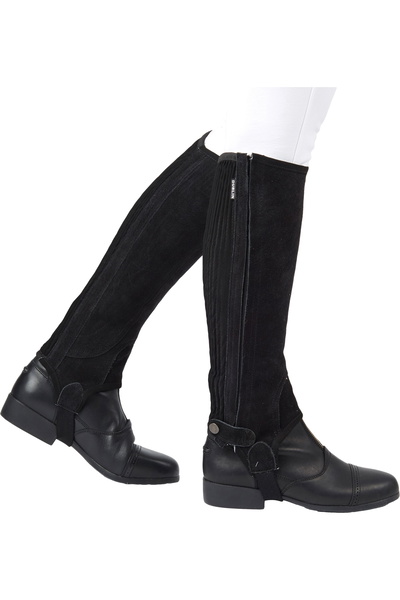 Dublin Demi-chaps En Daim Pour Enfants Ii Noir