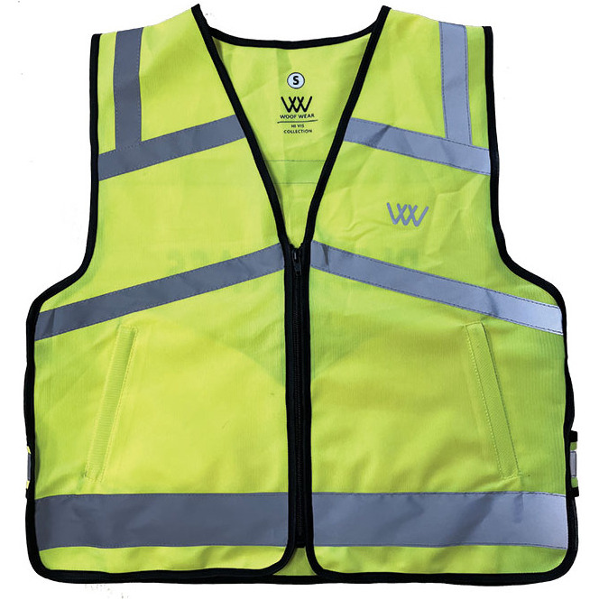 Woof Wear Hi Vis Riding Vest VZ - Hi Viz Yellow