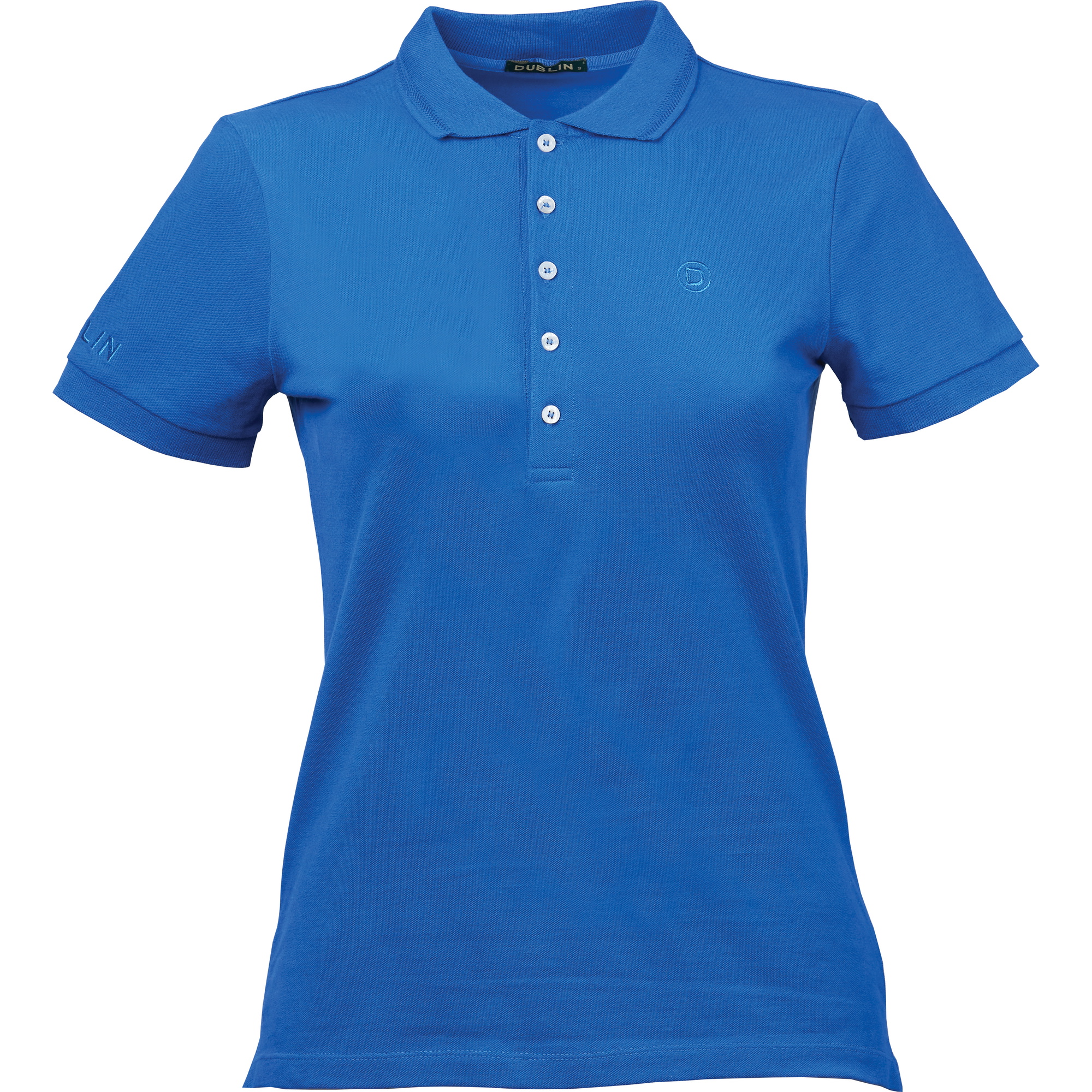 Dublin Womens Lily Cap Sleeve Polo Top 1000385 - Cobalt