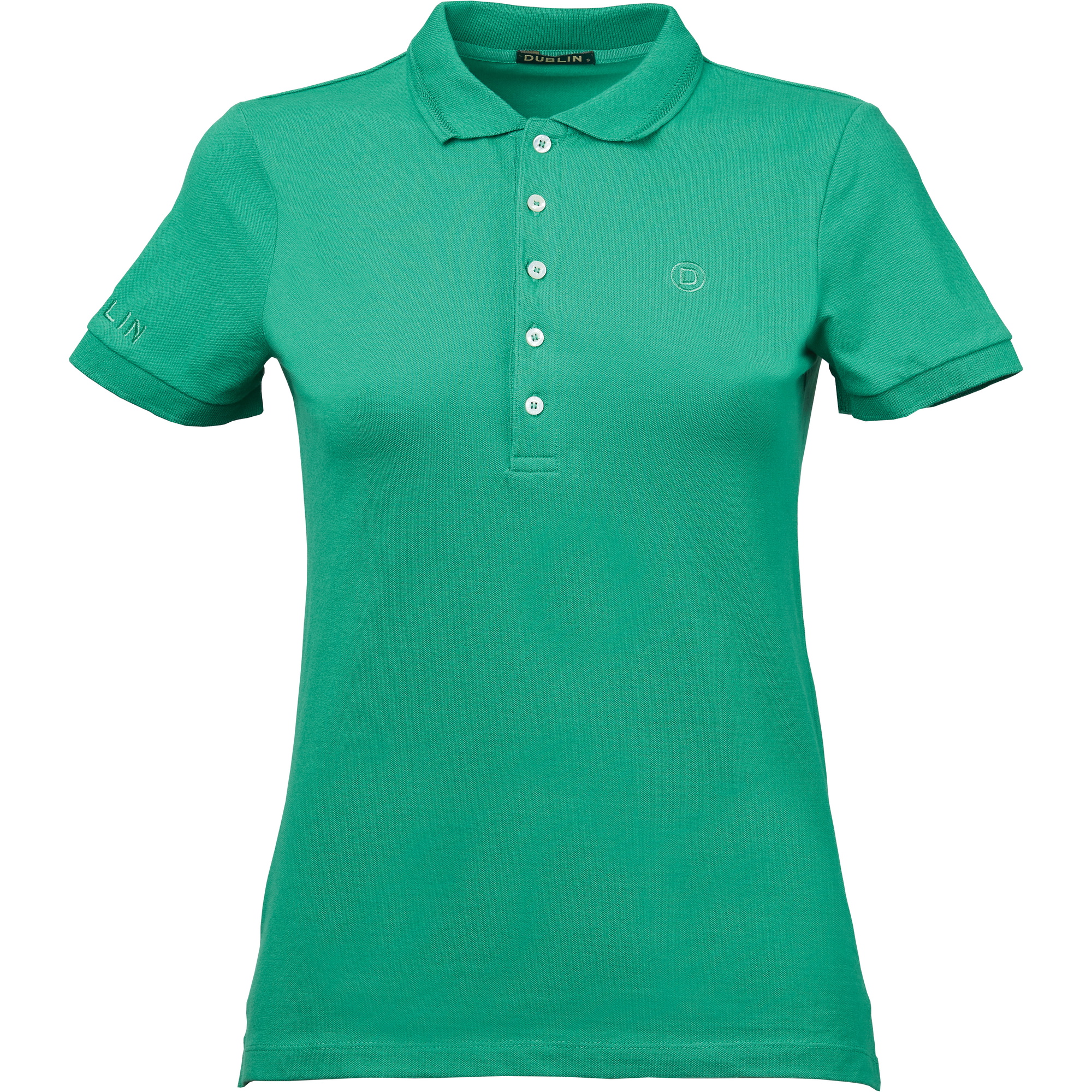 2022 Dublin Womens Lily Cap Sleeve Polo Top 1000385 - Emerald