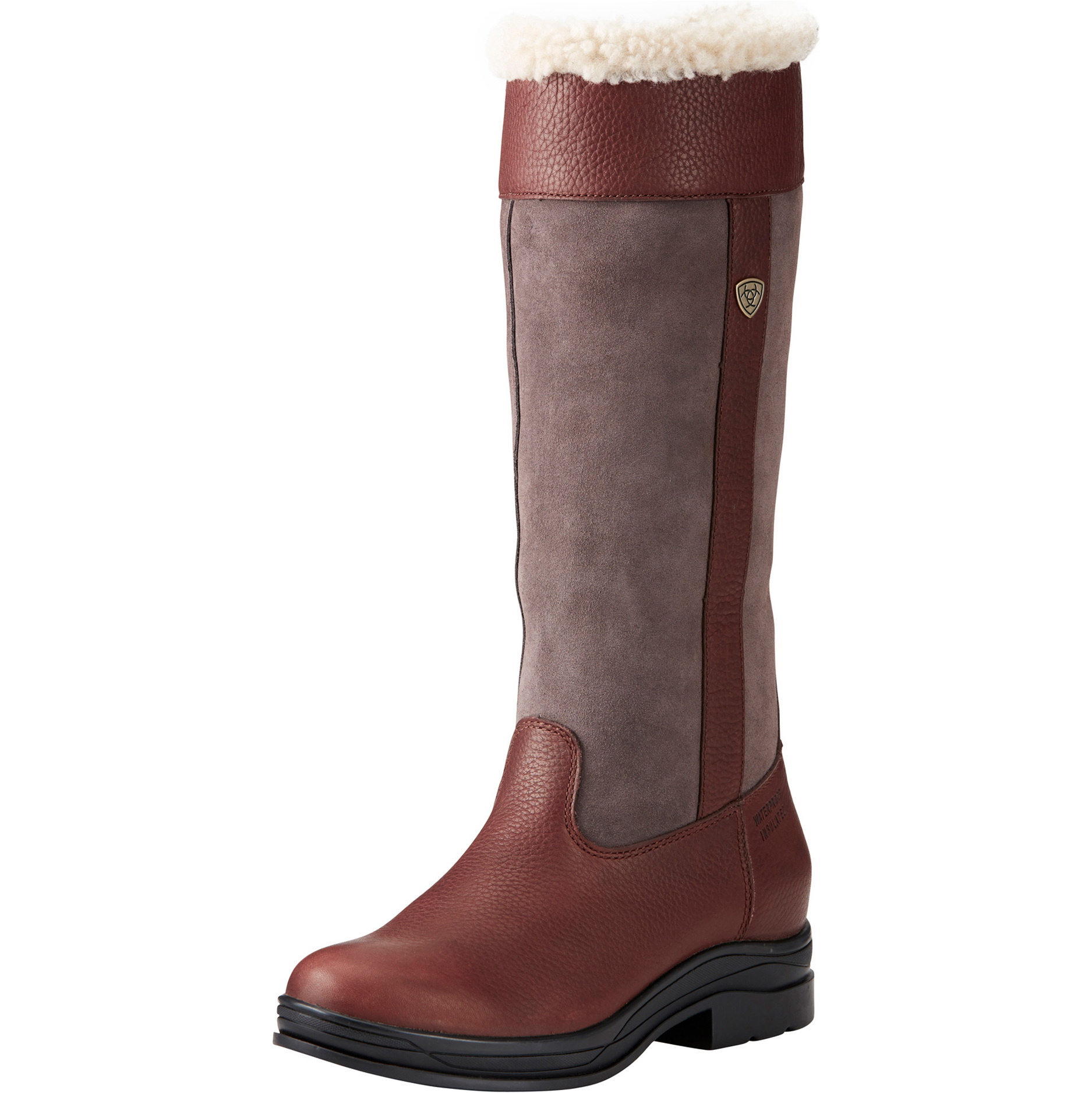 Ariat Womens Windermere Fur H20 Country Boots Dark Brown