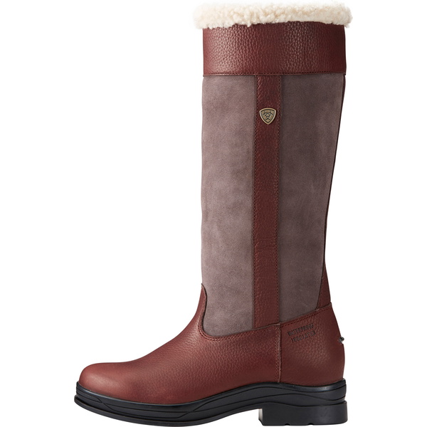 Ariat Womens Windermere Fur H20 Country Boots Dark Brown