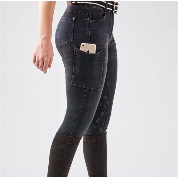 Dublin Damen Shona Full Grip Silikondruck Denim Brüche 10029960 - Ash