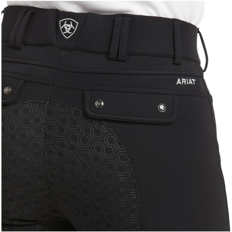Ariat Womens Tri Factor Frost Full Seat Breaches 10037747 - Black