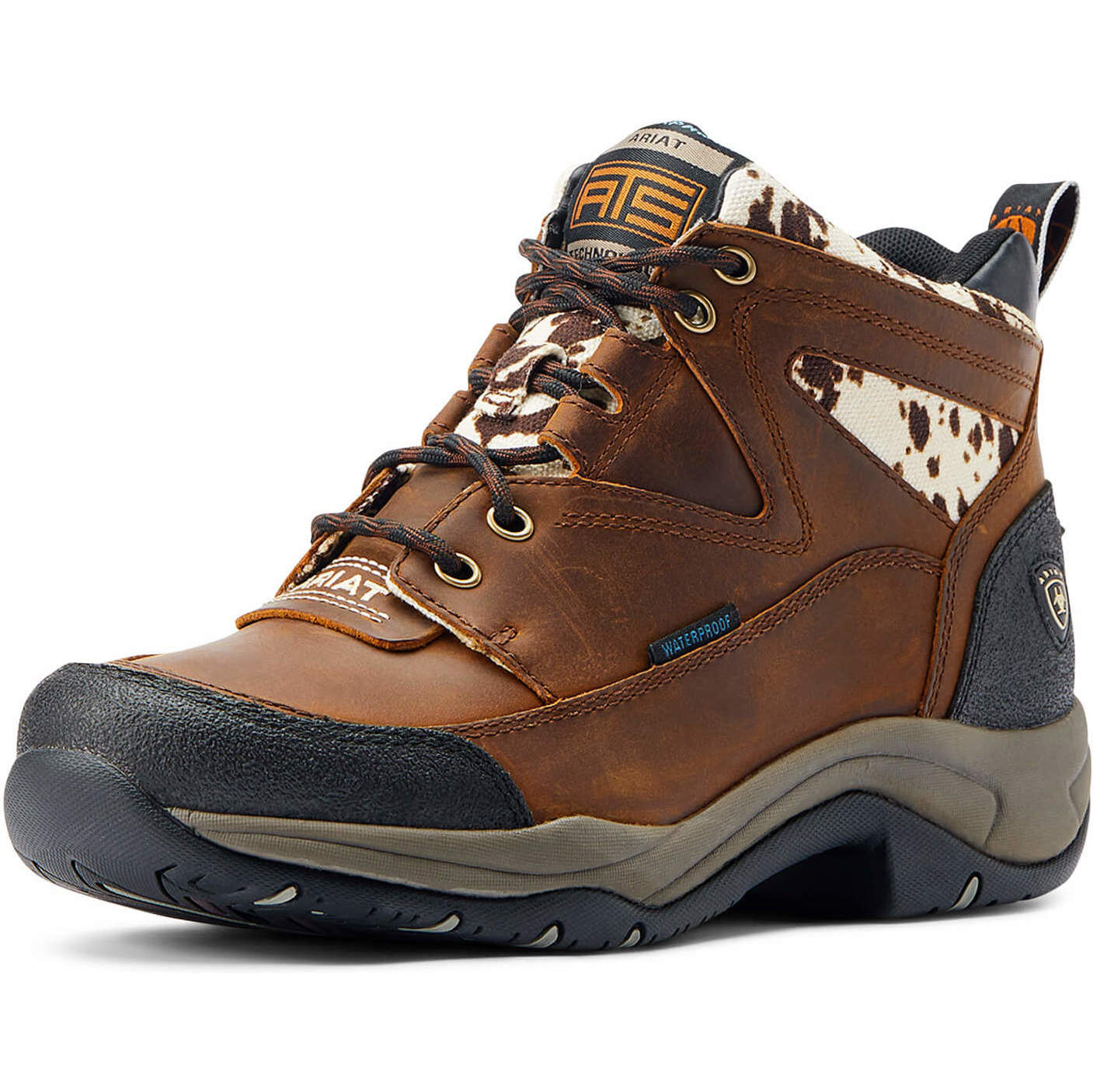2023 Ariat Womens Terrain Waterproof Riding Boot 10044538 - Distressed Brown