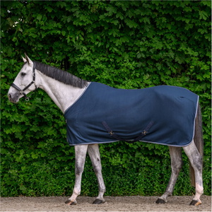 2026 Waldhausen Economic Fleece Rug With Cross Surcingles 6319905 - Night Blue