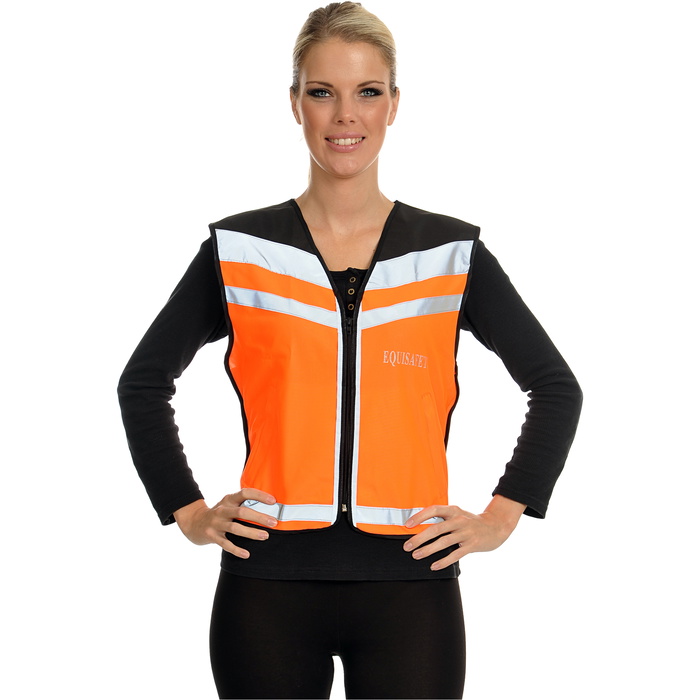 Equisafety Reiten Warnweste Ppws - Orange - PPWS - Damen - Sicherheit ...