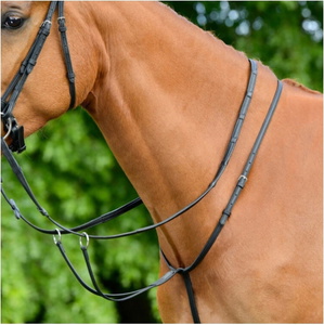 Collegiate Comfitec Opulux Plain Flat Running Martingale 1025461001 - Black
