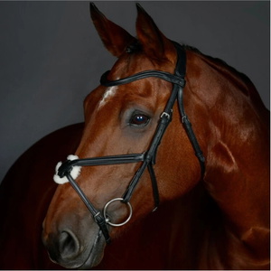 Collegiate Comfitec Opulux Plain Padded Grackle Bridle 1025195001 - Black