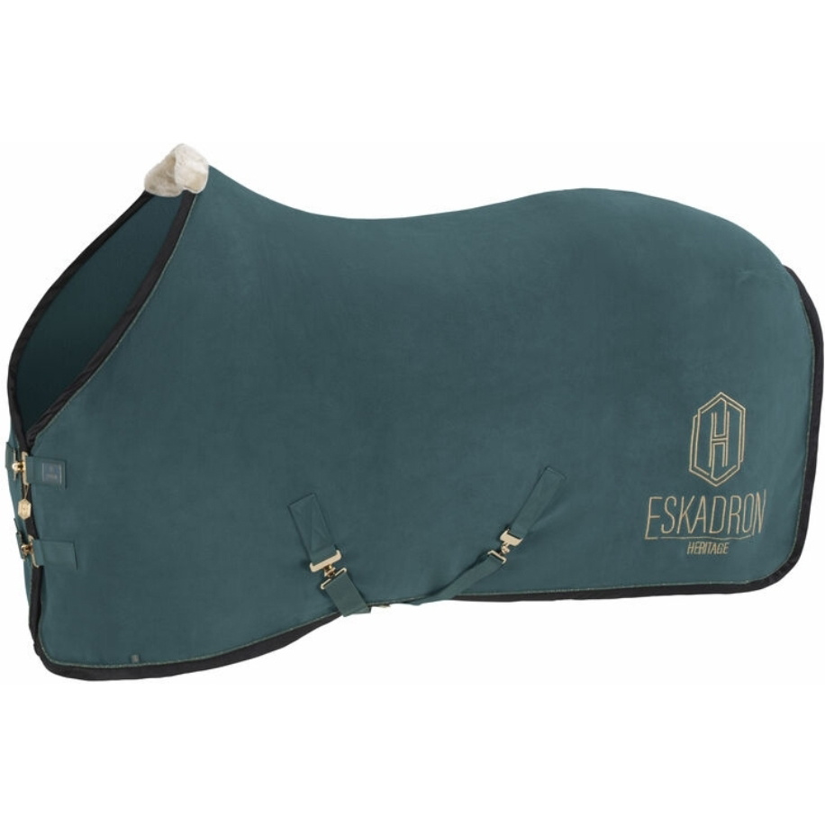 2024 Eskadron Fleece Sweat Rug 111257262560 - Vintage Green - Horse ...