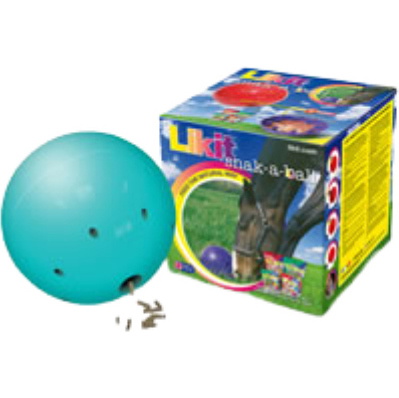 Likit Snak A Ball Coperchio Di Ricambio Giallo Lilla - Trattamento Palla Per Cavallo, Anti-Noia E Stabile