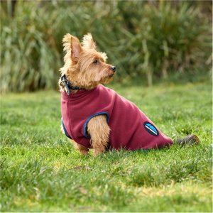2025 Weatherbeeta Comfitec Fleece Zip Dog Coat 1003457 - Burgundy
