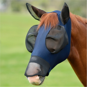 2025 Weatherbeeta Comfitec Luxe Bug Eye Saver With Ears And Nose 1018289 - Navy