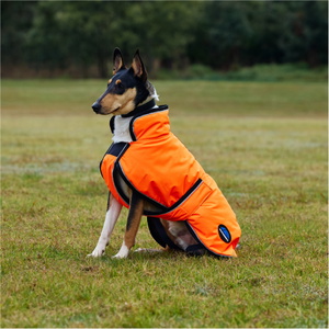 2025 Weatherbeeta Comfitec Reflective 300D Deluxe Showerproof Dog Coat 1029050 - Orange