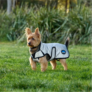 2025 Weatherbeeta Comfitec Reflective Showerproof Dog Coat 1029047 - Silver