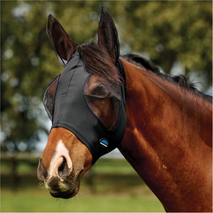 2026 WeatherBeeta Comfitec Deluxe Strecken Fliegen Maske Mit Ohren 1029984 - Black / Black