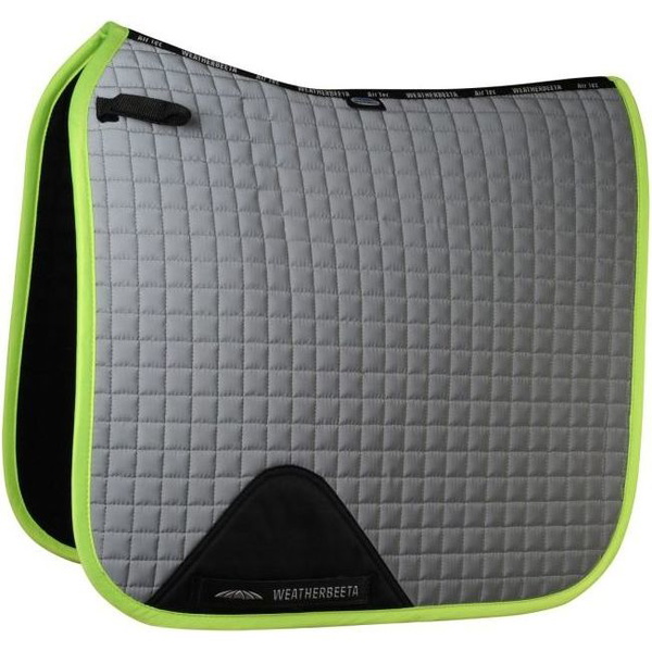 Weatherbeeta Reflective Prime Dressage Saddle Pad 1007118 - Silver Yellow