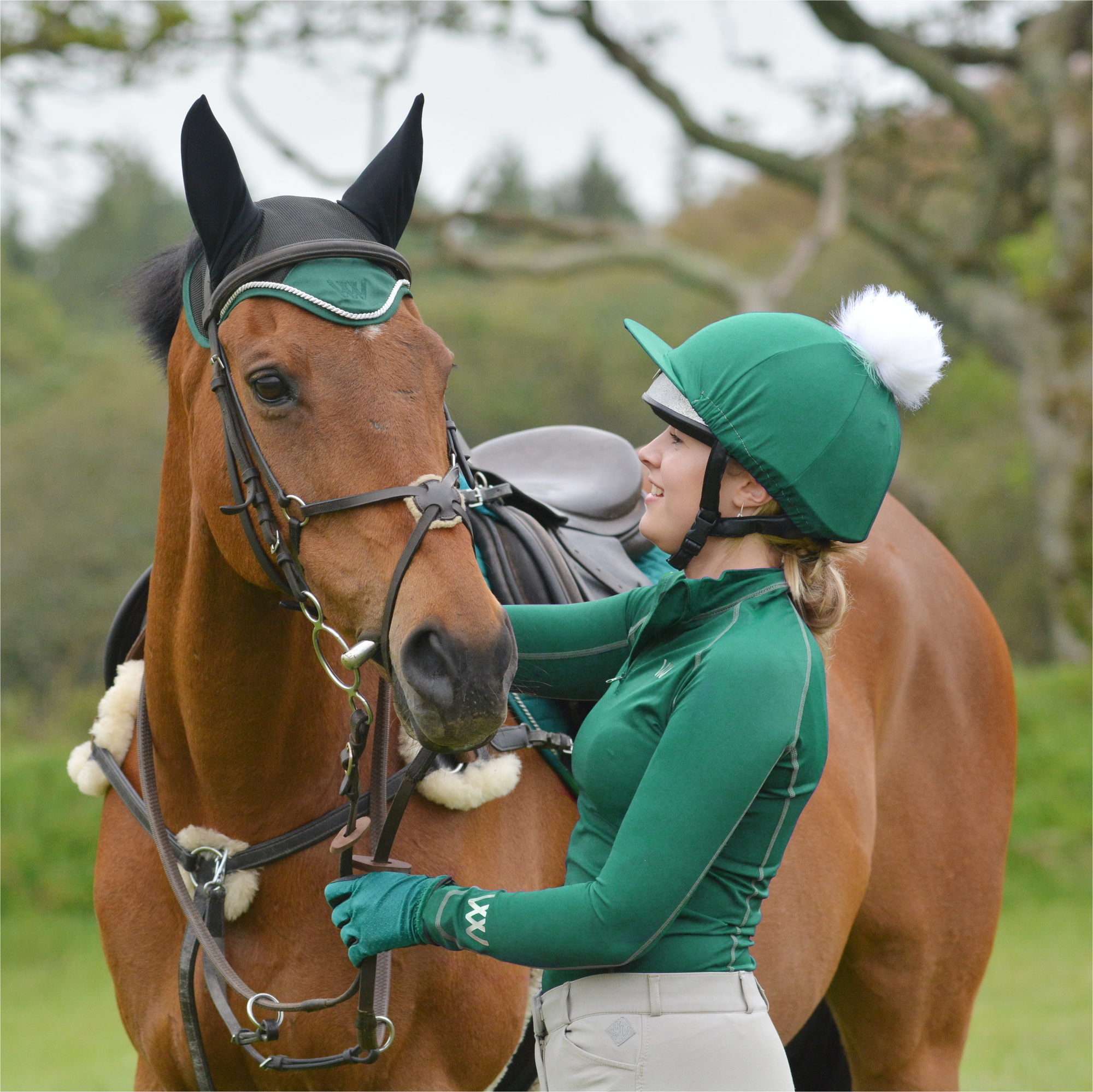 Woof Wear Fly Veil WS0010 - British Racing Green