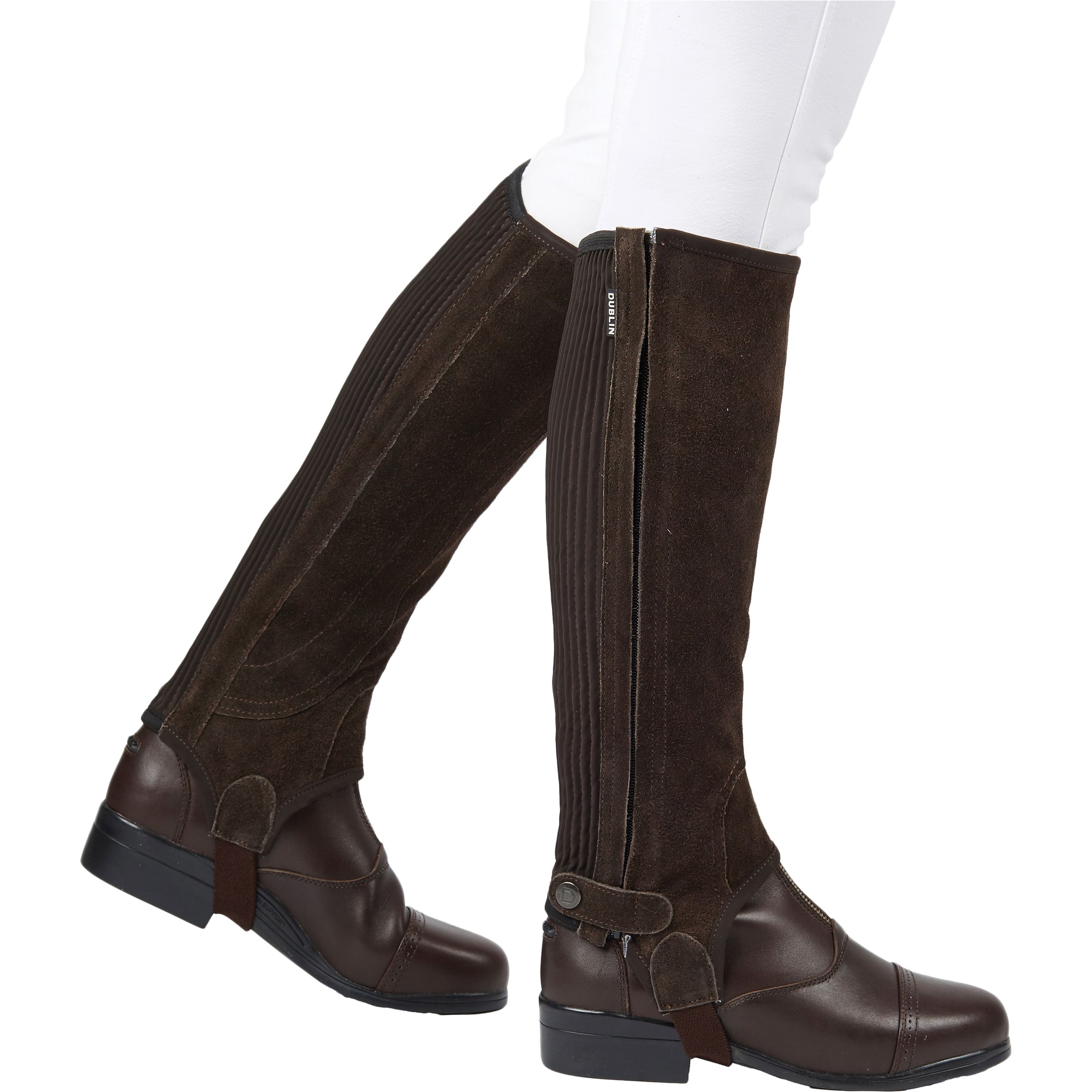 Dublin Kinder Wildleder Half Chaps II Braun 591850