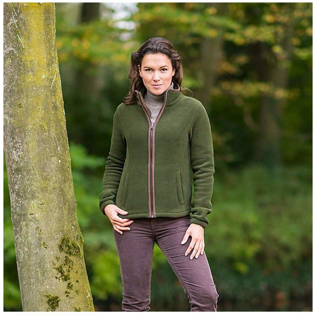 Baleno Womens Sarah Fleece Jacket 60048328 - Olive - Womens
