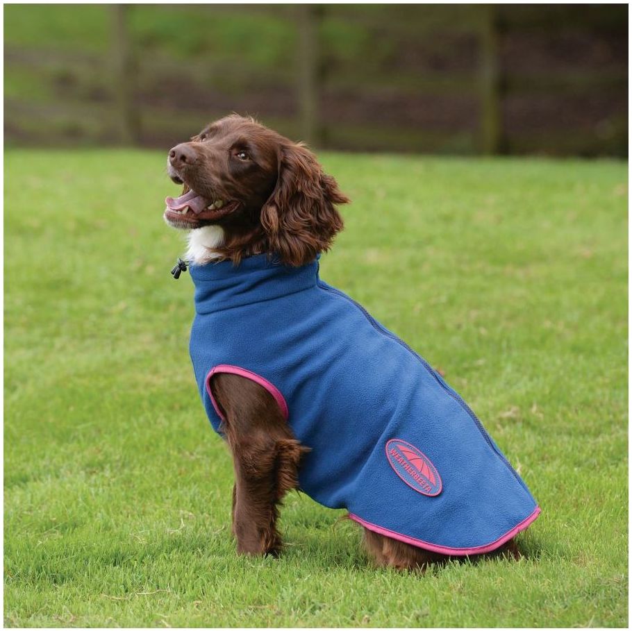 Weatherbeeta Comfitec Fleece Zip Dog Coat 1003457 - Navy