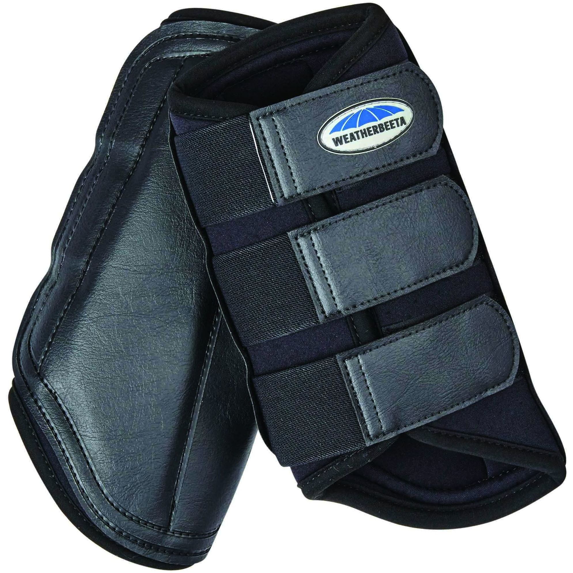 Weatherbeeta Single Lock Brushing Boots 807610 - Black