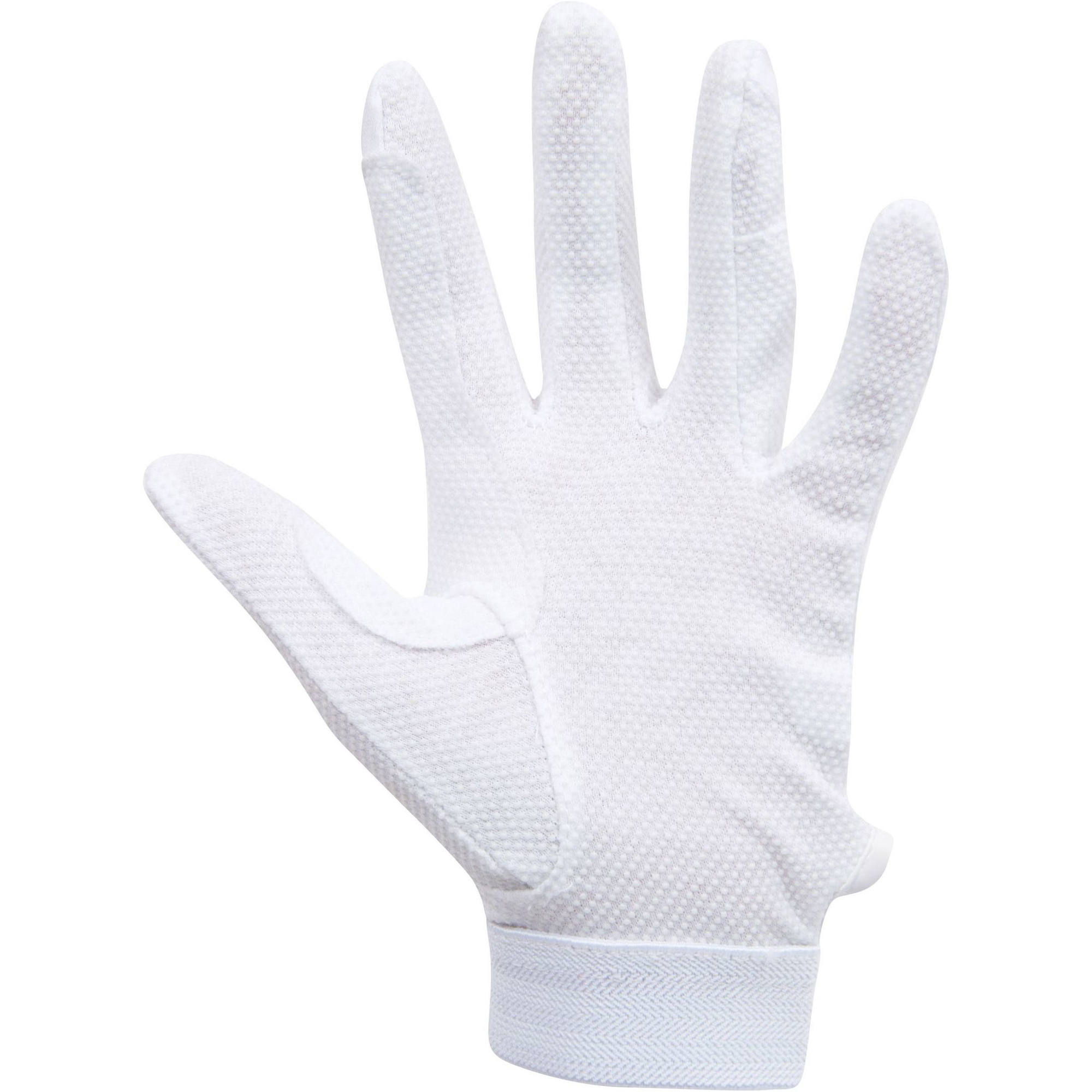 Dublin Track Riding Gloves 381044 - White