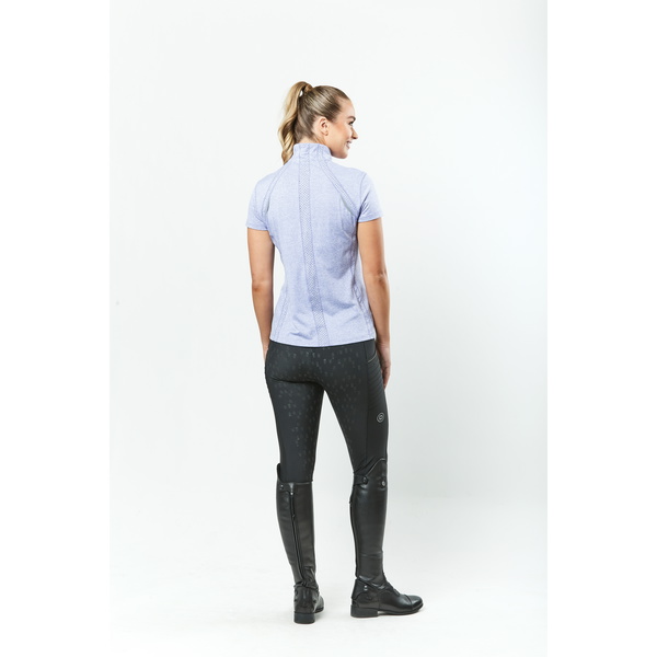 2022 Dublin Womens Maddison Short Sleeve Technical Airflow 1/4 Zip Top 1001790044 - Lavender Melange