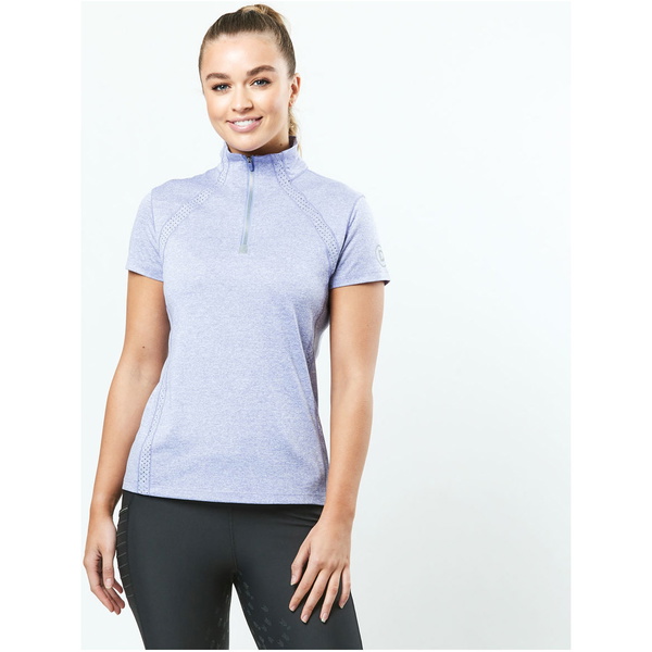 2022 Dublin Womens Maddison Short Sleeve Technical Airflow 1/4 Zip Top 1001790044 - Lavender Melange