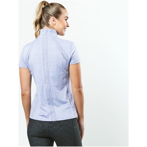 2022 Dublin Womens Maddison Short Sleeve Technical Airflow 1/4 Zip Top 1001790044 - Lavender Melange